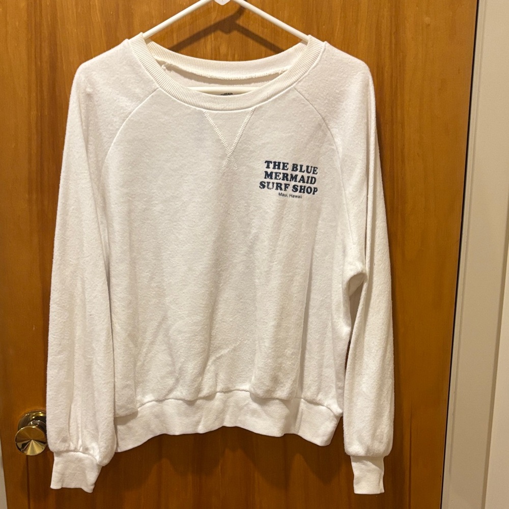 NWT Grayson Threads White Crew Neck Sweater